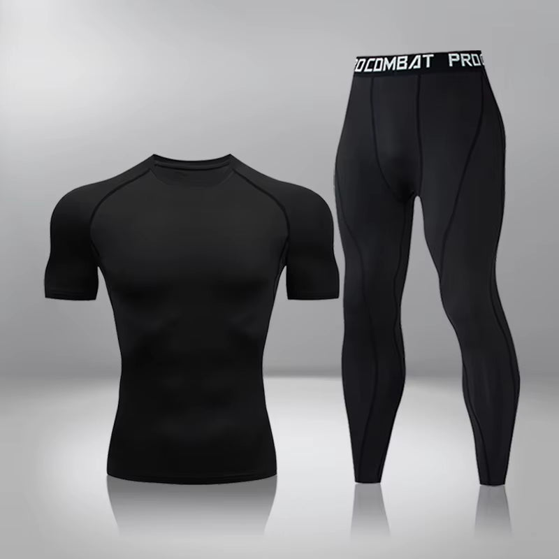 Elevate Your Workout with Men's Compression Thermal Long Johns - Perfect for Gym, Jogging, and Sports Training