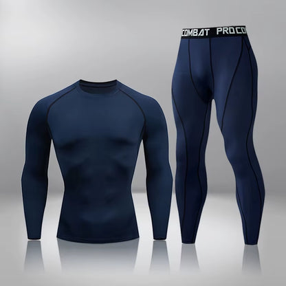 Elevate Your Workout with Men's Compression Thermal Long Johns - Perfect for Gym, Jogging, and Sports Training