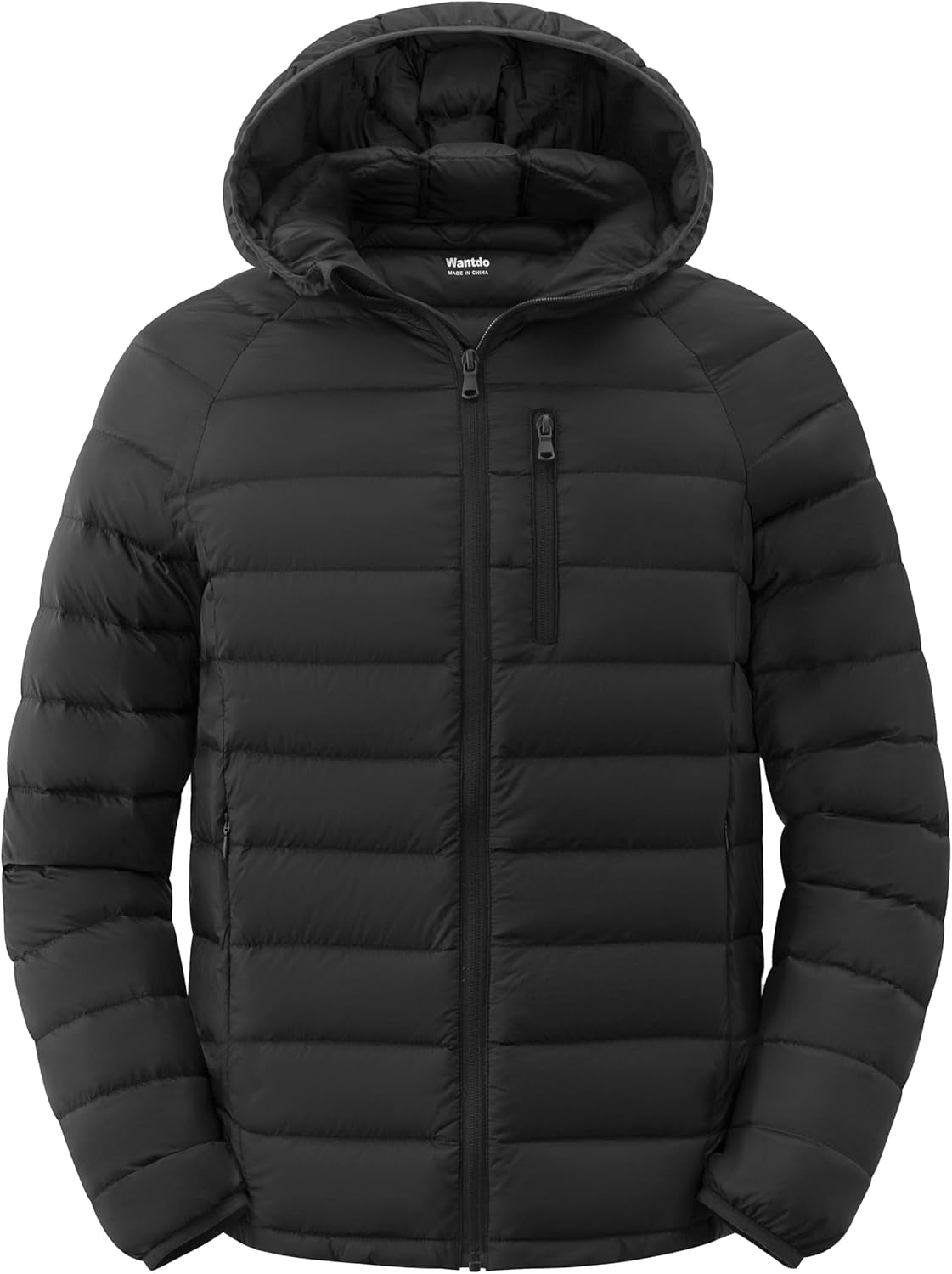 Men'S Packable down Jacket Lightweight Puffer Jacket Hooded Winter Jacket