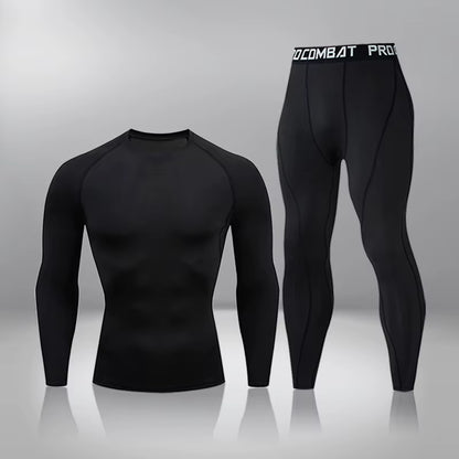 Elevate Your Workout with Men's Compression Thermal Long Johns - Perfect for Gym, Jogging, and Sports Training