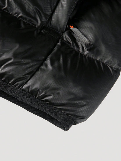 Manfinity Homme Loose Fit Men'S Hooded Zipper Padded Coat