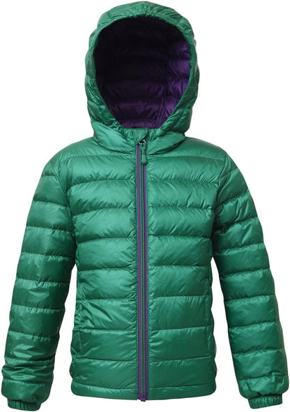 Boys' Ultra Lightweight Packable down Puffer Jacket Coat