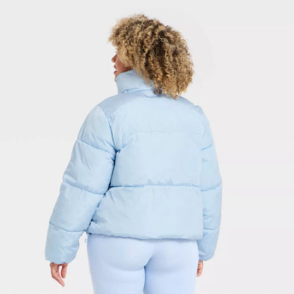 Women'S Puffer Jacket - All in Motion Light Blue