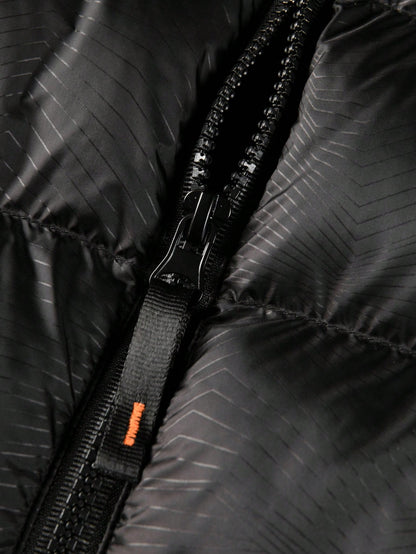 Manfinity Homme Loose Fit Men'S Hooded Zipper Padded Coat