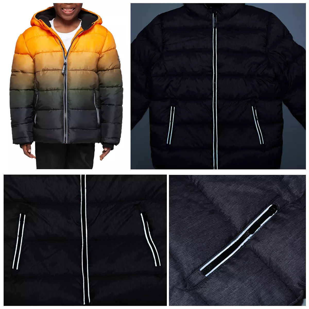 Rokka&Rolla Boys' Heavy Winter Puffer Coat Bubble Jacket