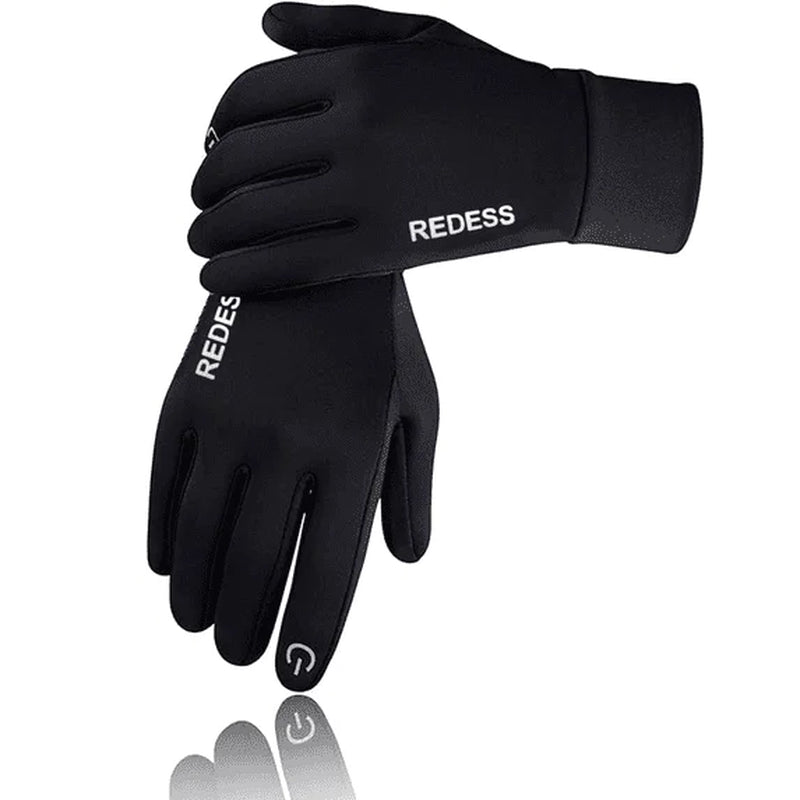 Mens Womens Winter Gloves with Touchscreen,Black Gloves for Sports Running Skiing Driving Cycling
