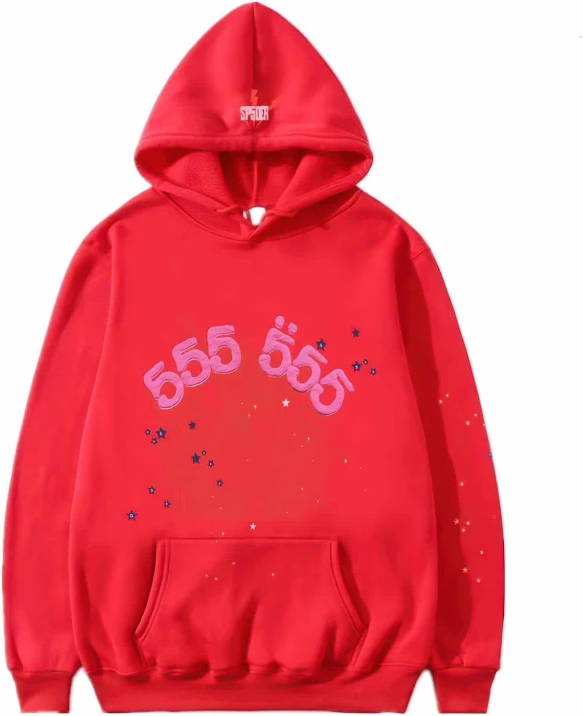 Unisex Y2K Aesthetic Cobweb Spider Print Hoodie - Cozy Pullover Sweatshirt for Teens and Adults