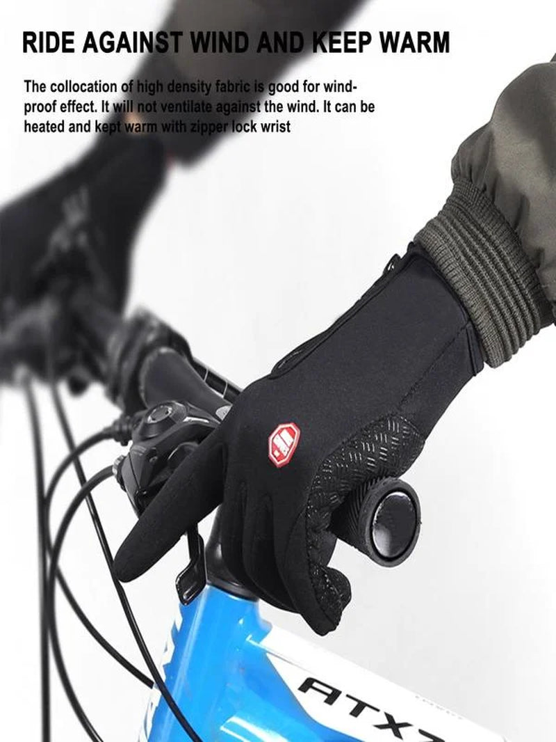 Winter Gloves, Waterproof Warm Gloves, Winter Ski Gloves for Men Women, Touchscreen Cold Weather Driving Gloves, Windproof Anti-Slip Sports Gloves, Thermal Gloves for Running Driving Cycling
