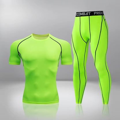 Elevate Your Workout with Men's Compression Thermal Long Johns - Perfect for Gym, Jogging, and Sports Training