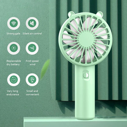 Portable Handheld Fan Small Cooling Fan rechargeable