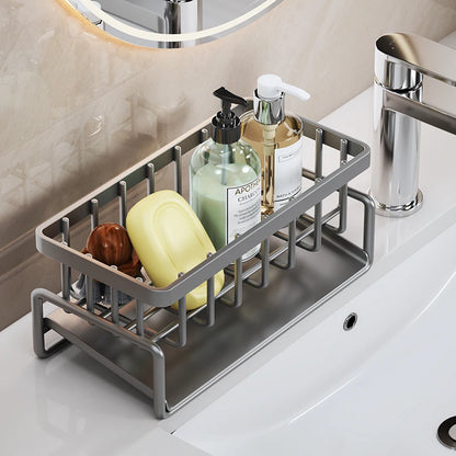Kitchen sponge drain rack