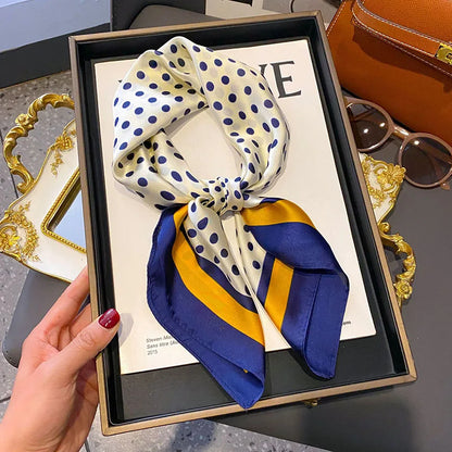 Scarf  Satin Bandana Print Scarves