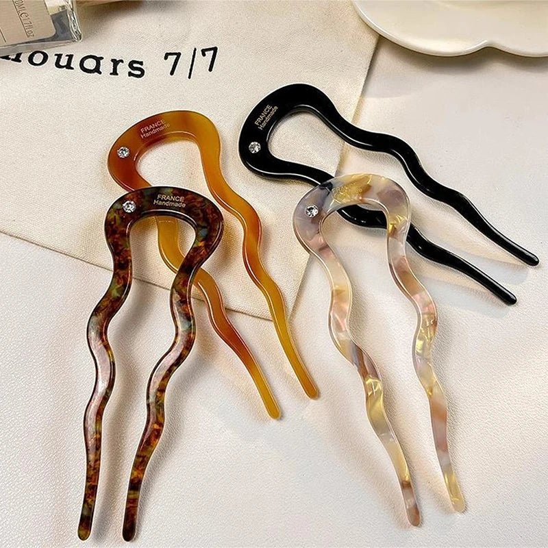 U-French Twist Hair Stick Hair Clip