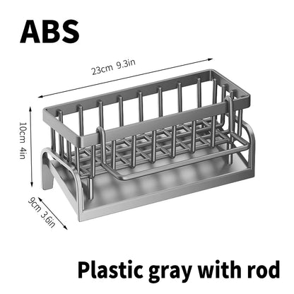 Kitchen sponge drain rack