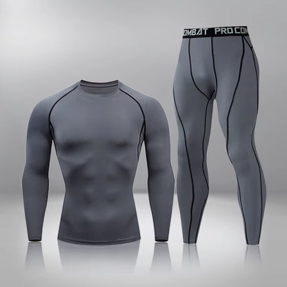 Elevate Your Workout with Men's Compression Thermal Long Johns - Perfect for Gym, Jogging, and Sports Training