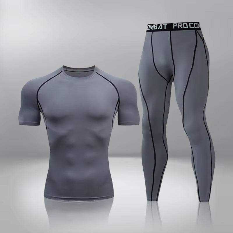 Elevate Your Workout with Men's Compression Thermal Long Johns - Perfect for Gym, Jogging, and Sports Training