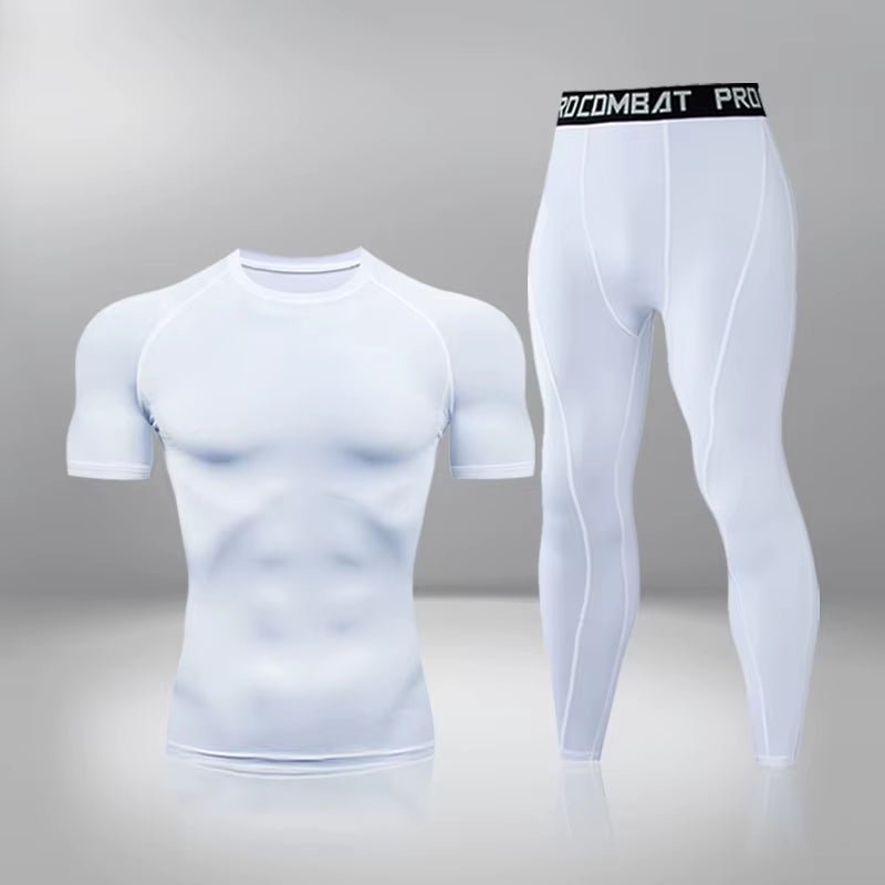 Elevate Your Workout with Men's Compression Thermal Long Johns - Perfect for Gym, Jogging, and Sports Training