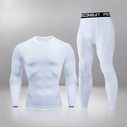 Elevate Your Workout with Men's Compression Thermal Long Johns - Perfect for Gym, Jogging, and Sports Training