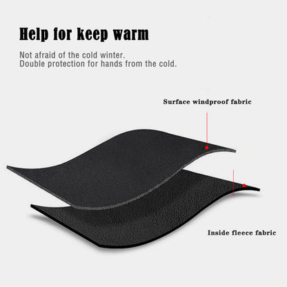 Mens Womens Winter Gloves with Touchscreen,Black Gloves for Sports Running Skiing Driving Cycling