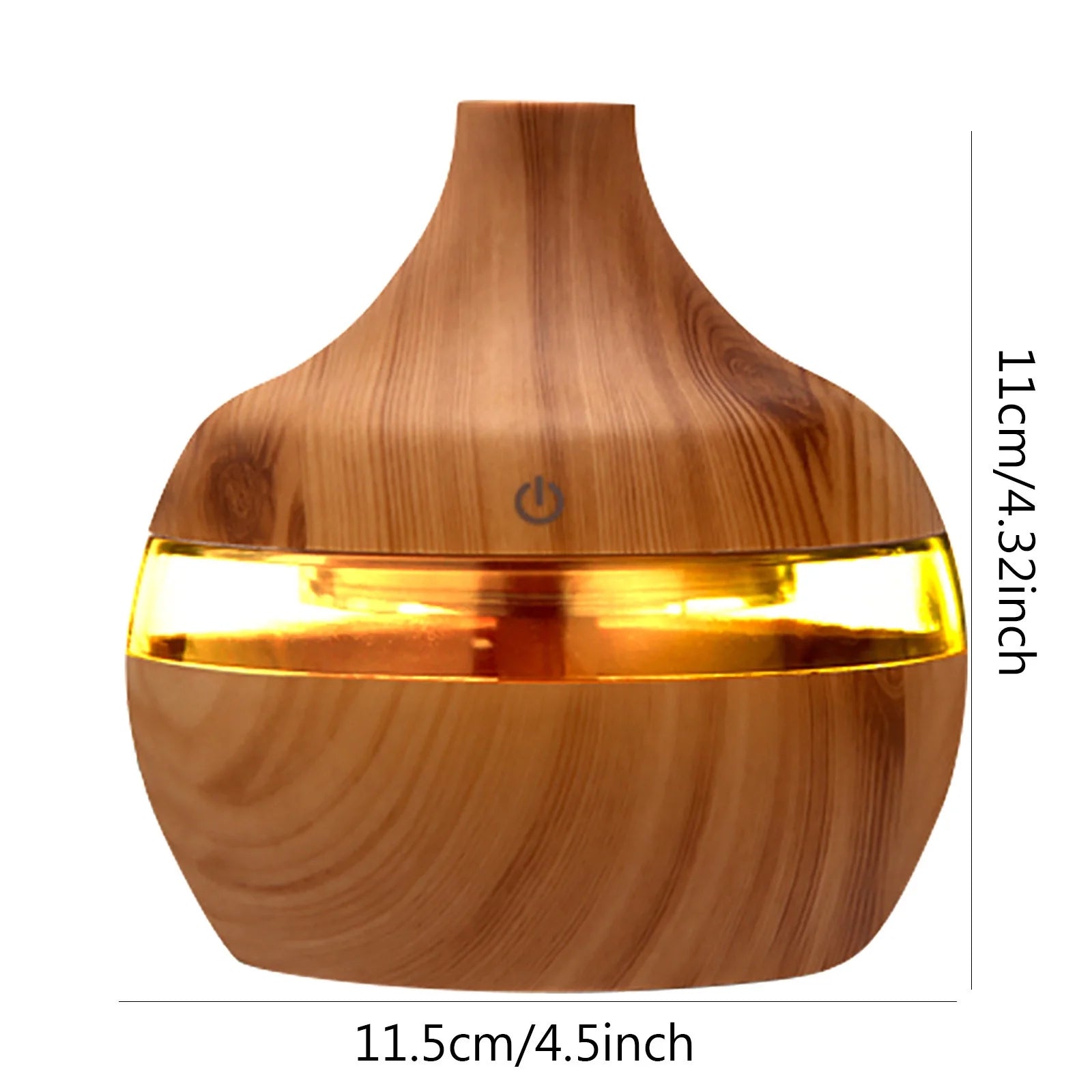 Transform Your Space with the New Portable Gold Aroma Essential Oil Diffuser - Perfect for Home, Office & Bedroom!