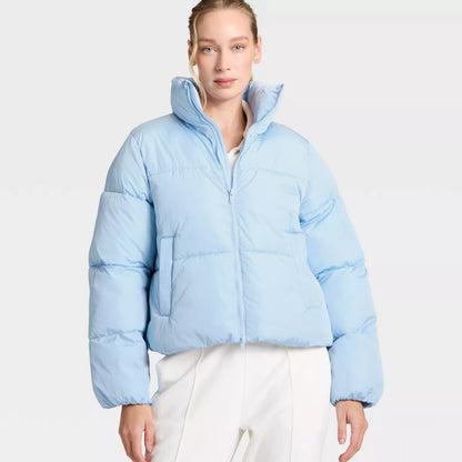 Women'S Puffer Jacket - All in Motion Light Blue